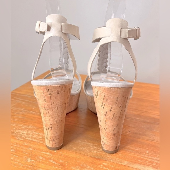 Franco Sarto Serenity Leather Wedge Sandals - Picture 9 of 14